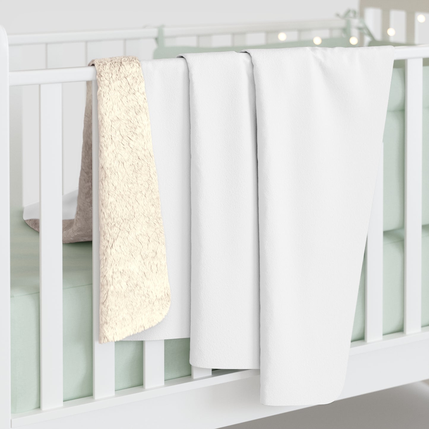 The "If You Want This Blanket to Stay White Don't Bring it to Camp" Sherpa Fleece Blanket