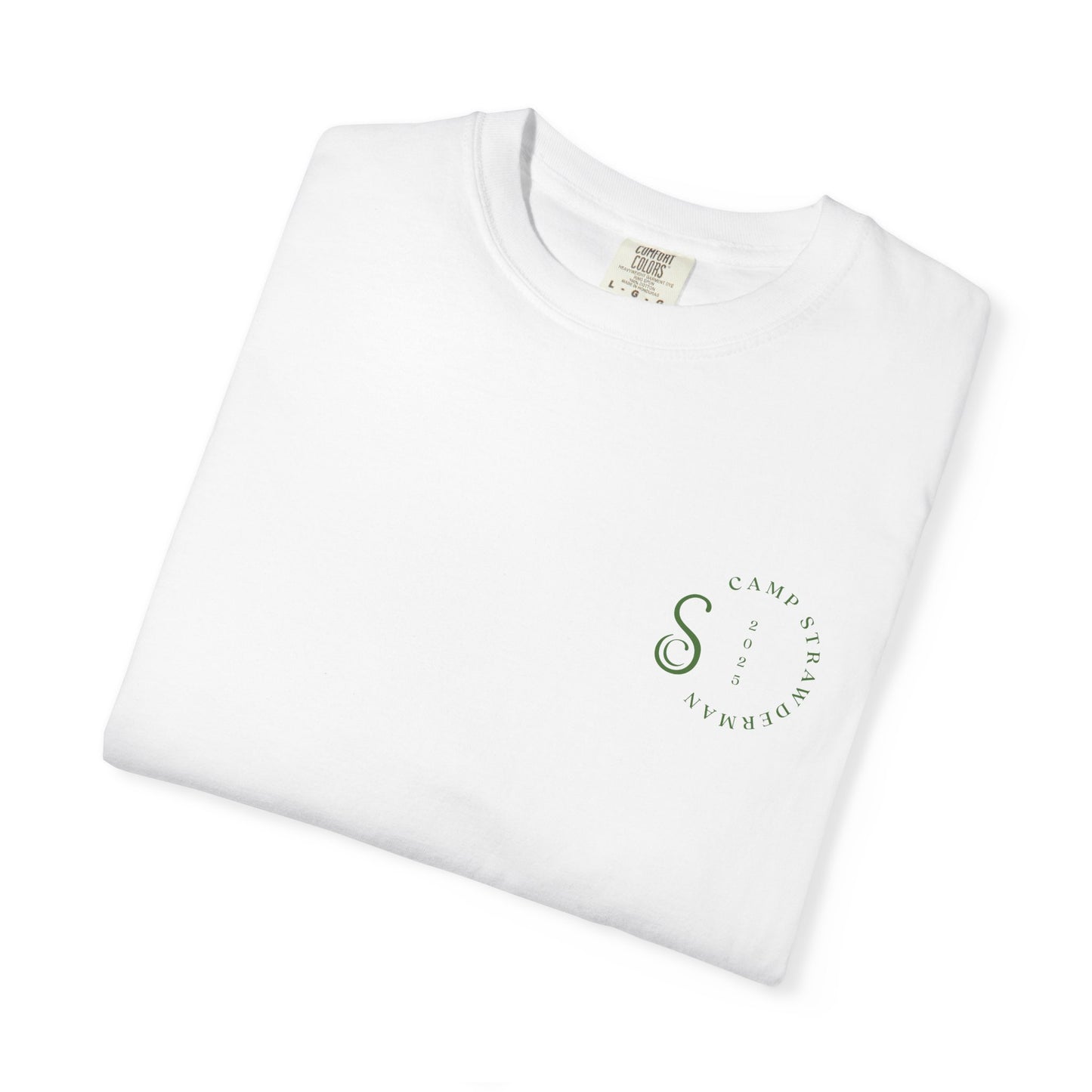 Strawderman Unisex Garment-Dyed T-shirt, Cozy Casual Wear, Graphic Tee, Summer Fashion, Unique Gift, Trendy Apparel