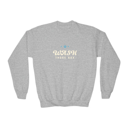 Wash Those Sox! Youth Crewneck Sweatshirt